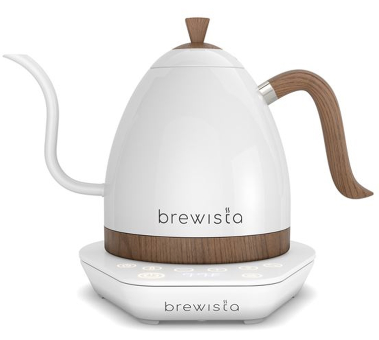 Artisan Gooseneck Matt Hvit 1L Kjele - Brewista