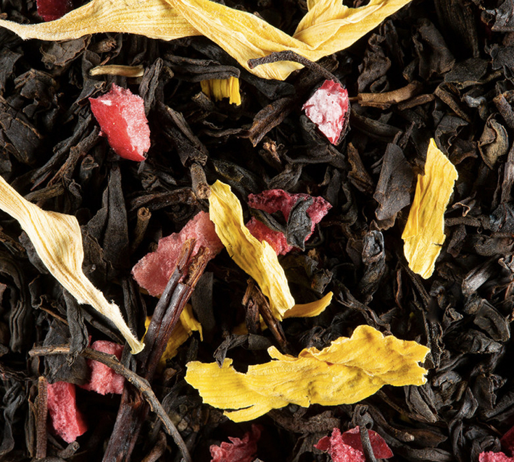 Chá Preto Mirtilo Castanha - a Granel 100 g - DAMMANN FRÈRES