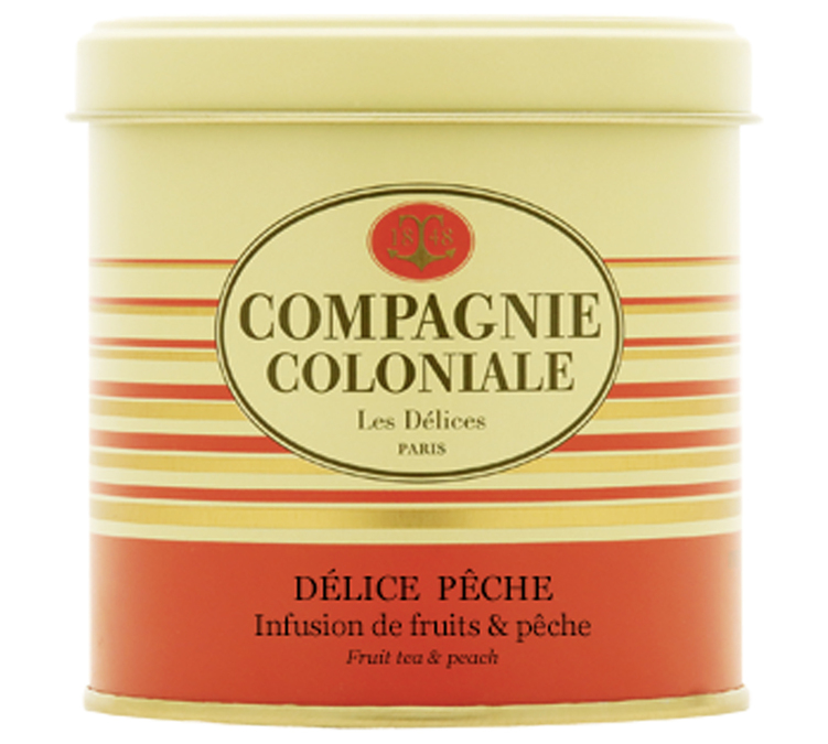 Boite Luxe Infusion Délice Pêche - Vrac 100 g - COMPAGNIE & CO