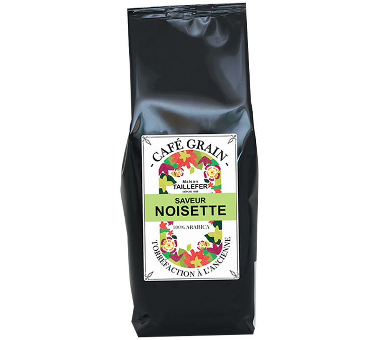 900 g - Aromatisierter Haselnuss-Kaffee aus ganzen Bohnen - MAISON TAILLEFER