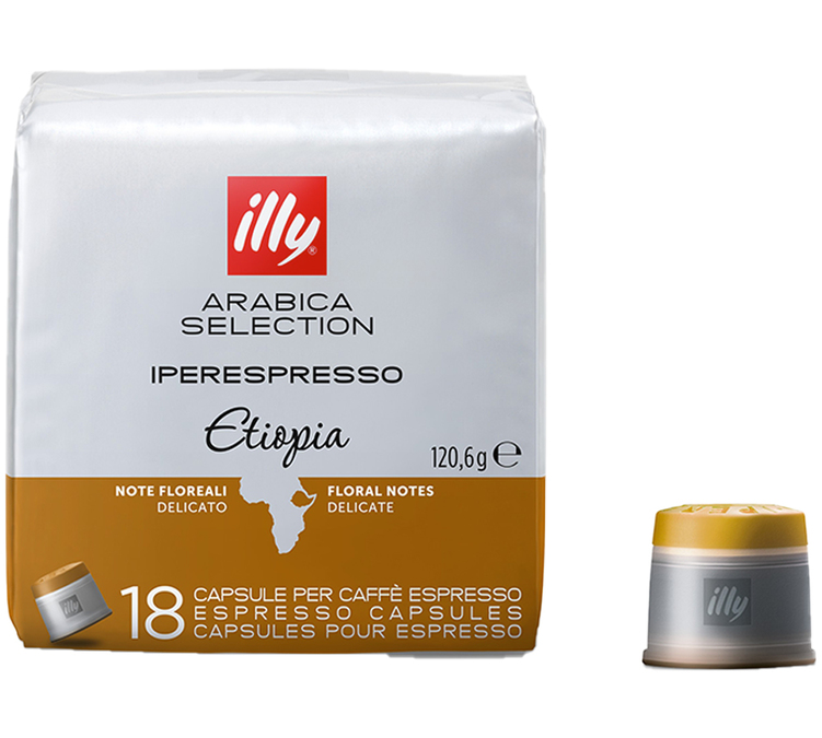 18 Cápsulas Iperespresso Arabica Selection Etiópia - Illy