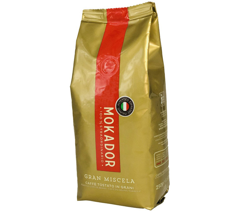 250 g - Zrna Kave - 100% Izvrsna Velika Mješavina - MOKADOR CASTELLARI