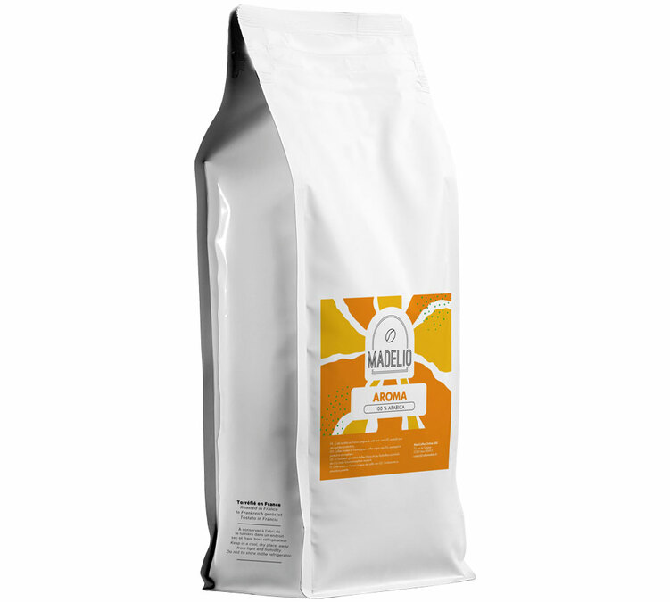 1 kg - Kaffebønner - Madelio Aroma Arabica - MADELIO