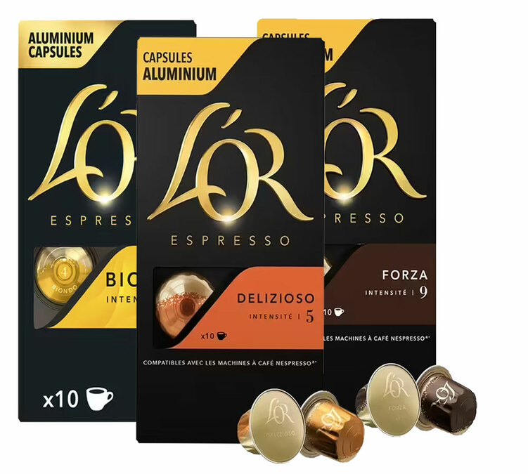 Włoski pakiet odkrywczy 30 kapsułek kompatybilnych z Nespresso* Original - L'OR ESPRESSO