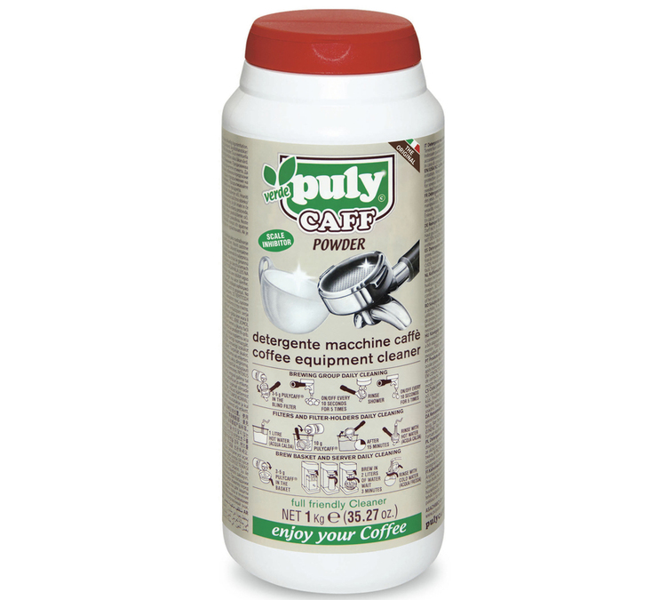 Nettoyant en poudre PULY CAFF pour machines à café - Boite 1kg