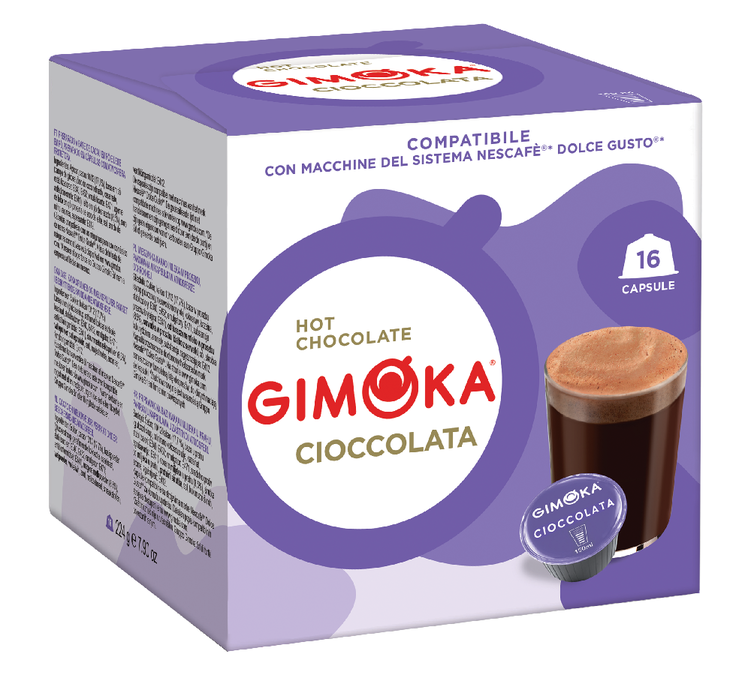 16 kompatible Kapseln für Nescafé* Dolce Gusto* Cioccolata - GIMOKA