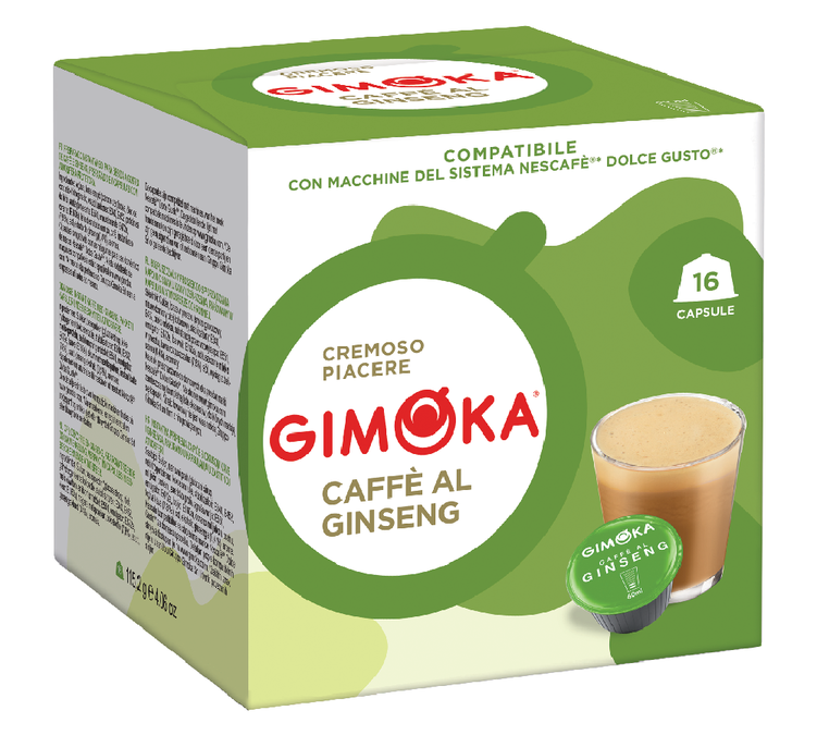 16 капсула компатибилно са Nescafé* Dolce Gusto* Espresso кафа са жен-шеном - GIMOKA