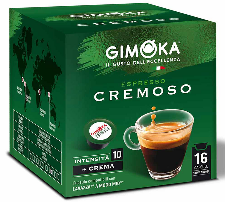 16 Cápsulas compatíveis A Modo Mio Cremoso - GIMOKA