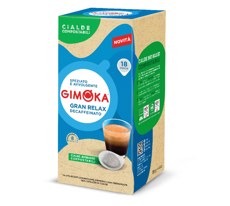 18 κομποστοποιήσιμες κάψουλες ESE Gran Relax - Gimoka