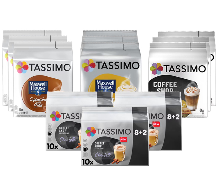 Genießer-Pack 102 Kaffeepads - TASSIMO