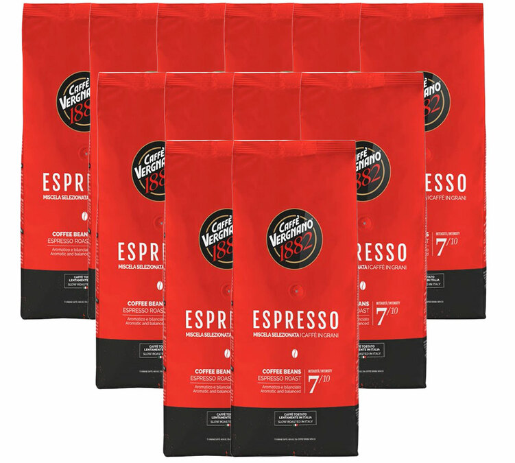 Hele Kaffebønner Caffè Vergnano Espresso 12X1kg
