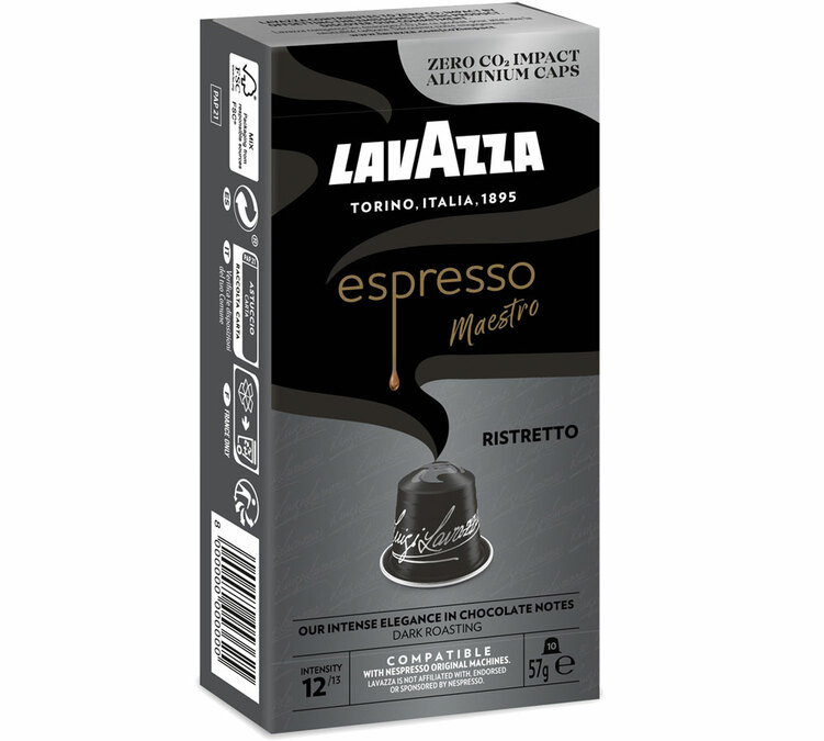 10 capsules compatibles Nespresso* Ristretto - LAVAZZA