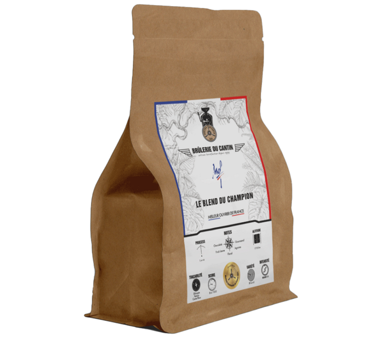 250 g - Kokonaiset kahvipavut - Mestarin Sekoitus - BRÛLERIE DU CANTIN