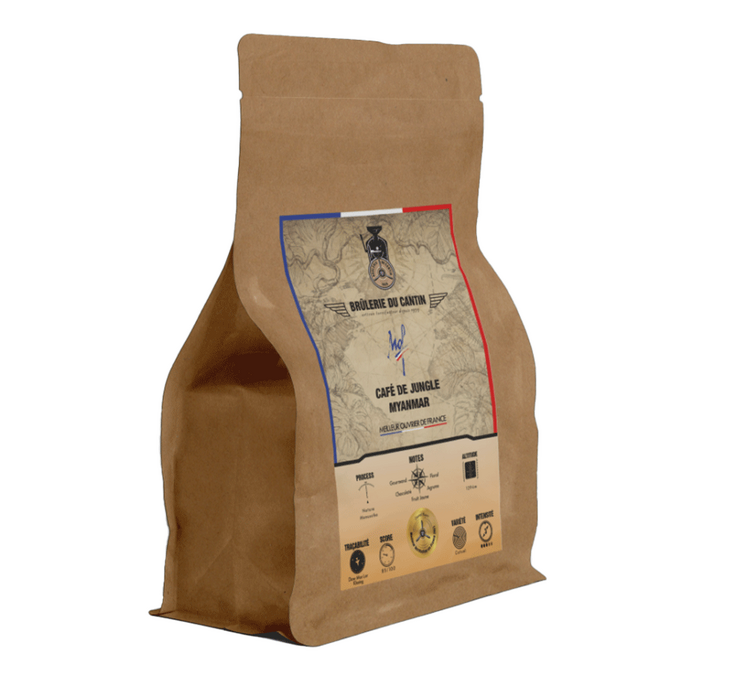 250 g - Καφές σε κόκκους - Myanmar Ywangan Manussiha 100% Arabica - BRÛLERIE DU CANTIN