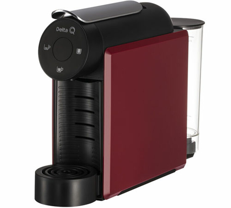 Machine à café capsules Delta Q Mini Qool - Rouge + Offre cadeau