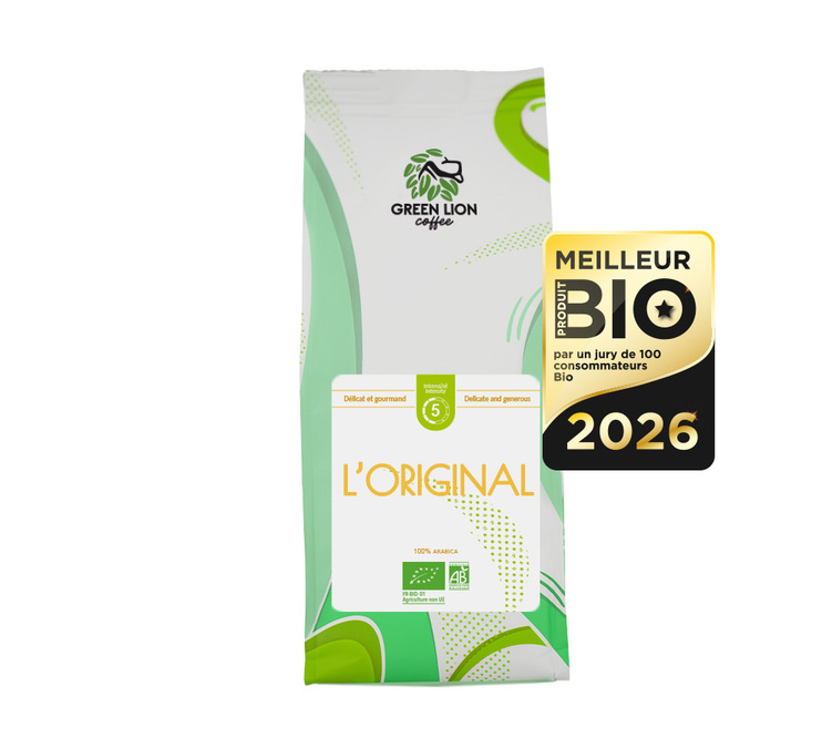 250 g - Pörkölt Kávébab - Az Eredeti - Díjnyertes Legjobb Bio Termék - GREEN LION COFFEE
