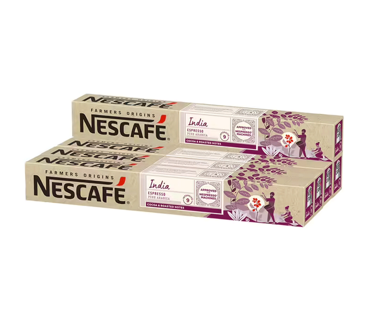 50 capsules compatibles Nespresso* Original origins India - NESCAFE FARMERS