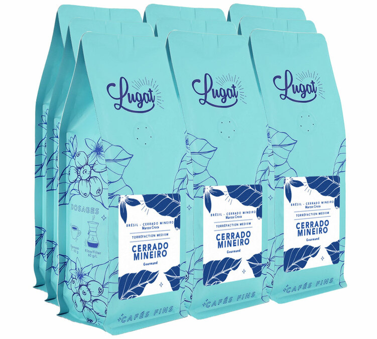 9 kg Kaffeebohnen für Profis Cerrado Mineiro - Lugat
