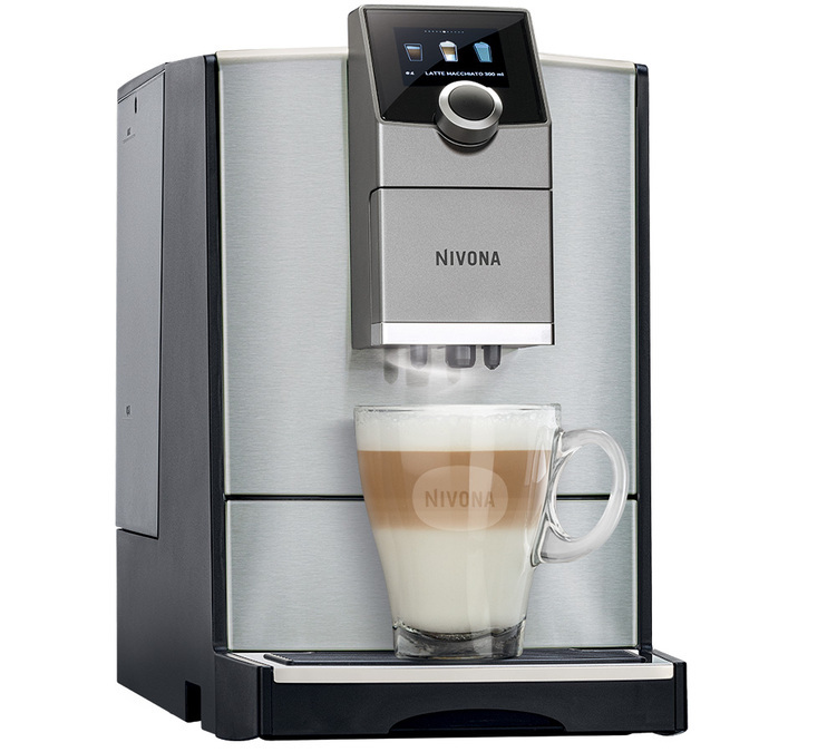 NiVONA CafeRomatica 799 Edelstahl Chrom Espressomühle