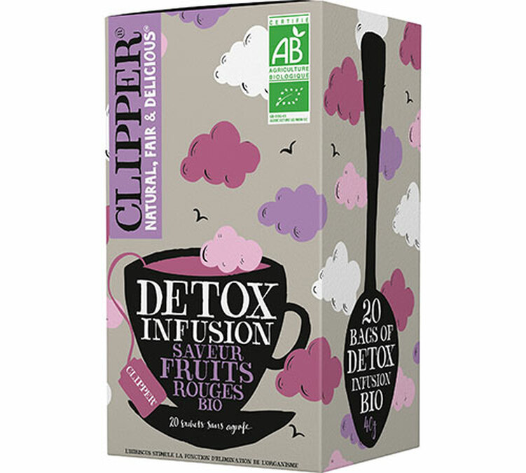 Bio Detox Voćna Infuzija Crveno Voće - 20 kesica - CLIPPER