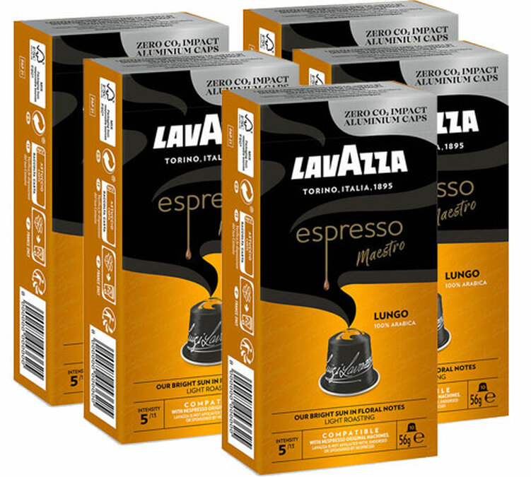 50 Compatibele Capsules voor Nespresso* Original Maestro Lungo - LAVAZZA
