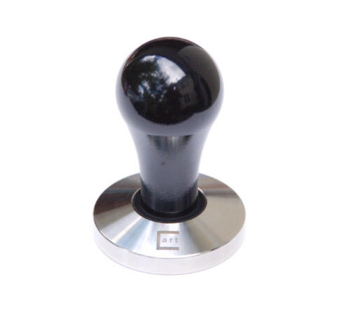 Joe Frex Pop crni tamper za kavu s čeličnom bazom 53 mm