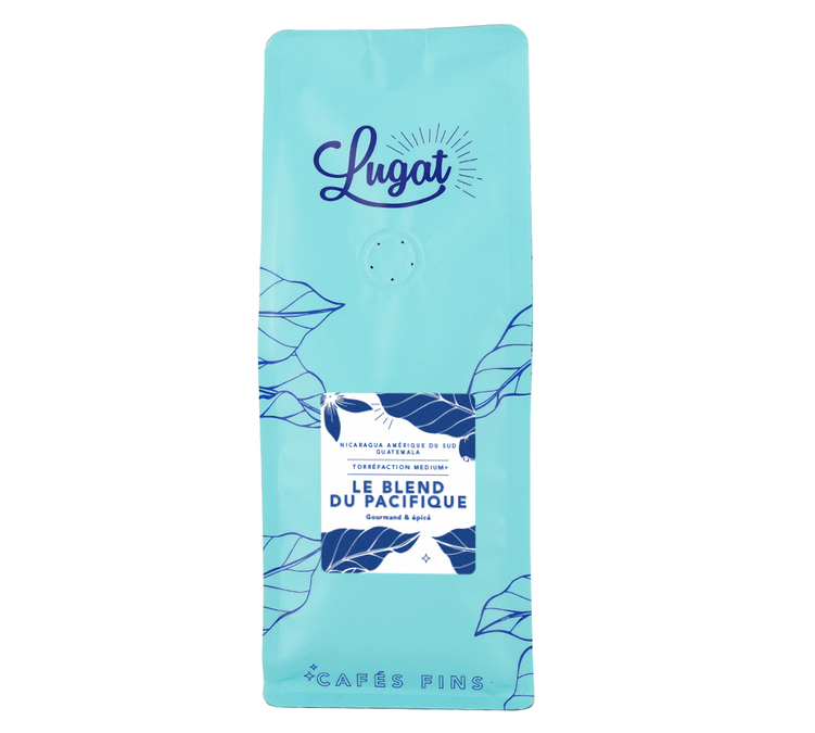 1 kg - Café en grain - Le Blend du Pacifique - LUGAT