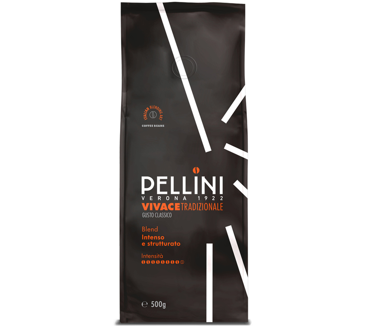 500 g - Café en grain - Vivace - PELLINI
