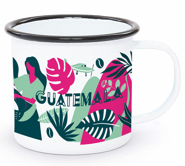 Geëmailleerde mok 300 ml – Guatemala