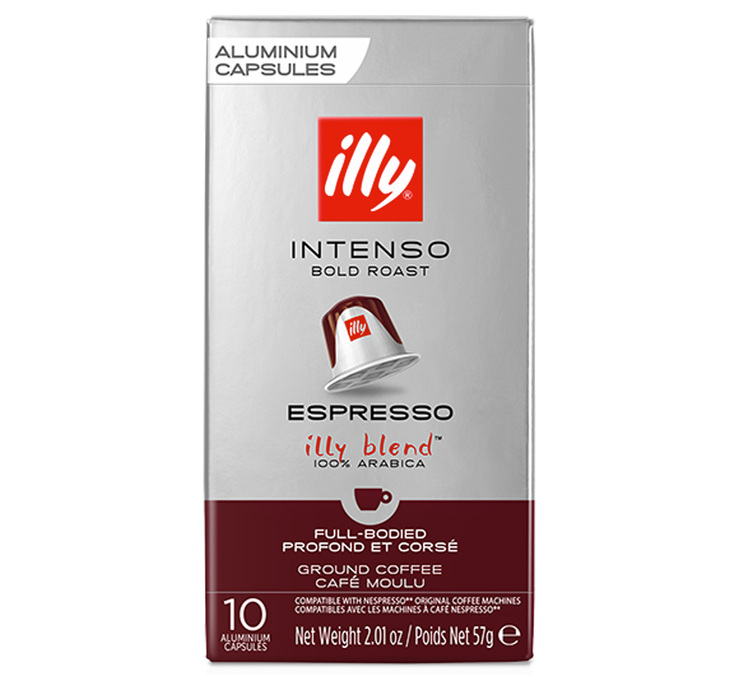 10 cápsulas compatíveis Nespresso* Original Torra Intenso - ILLY