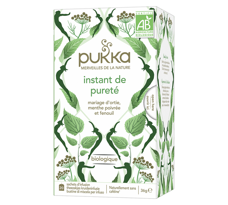 Infusión Purificadora de Hinojo, Ortiga y Menta Piperita Bio - 20 bolsitas - PUKKA