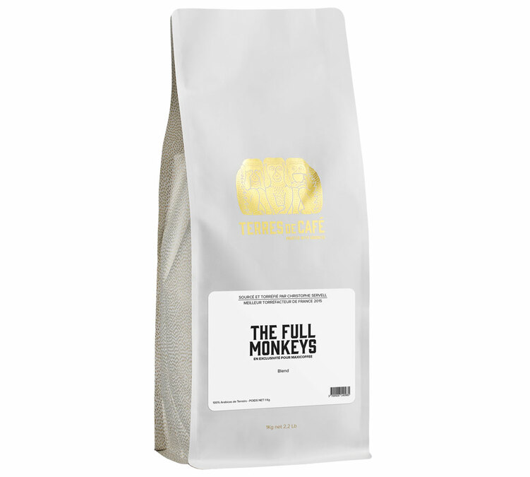 1 kg - Kava pupelėmis - The Full Monkeys - TERRES DE CAFÉ &