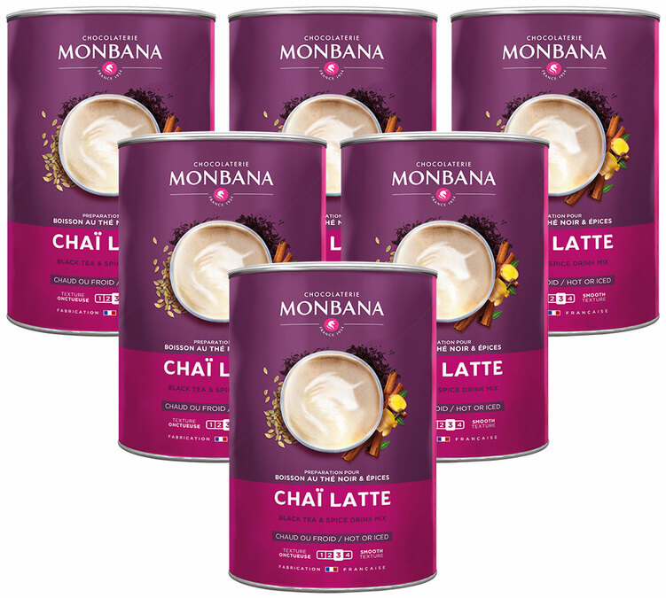 Chai Latte Gewürzzubereitung 6x1kg - Monbana