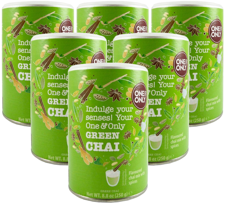 Gehacktes Grünes Chai-Getränk 6x250g - One & Only