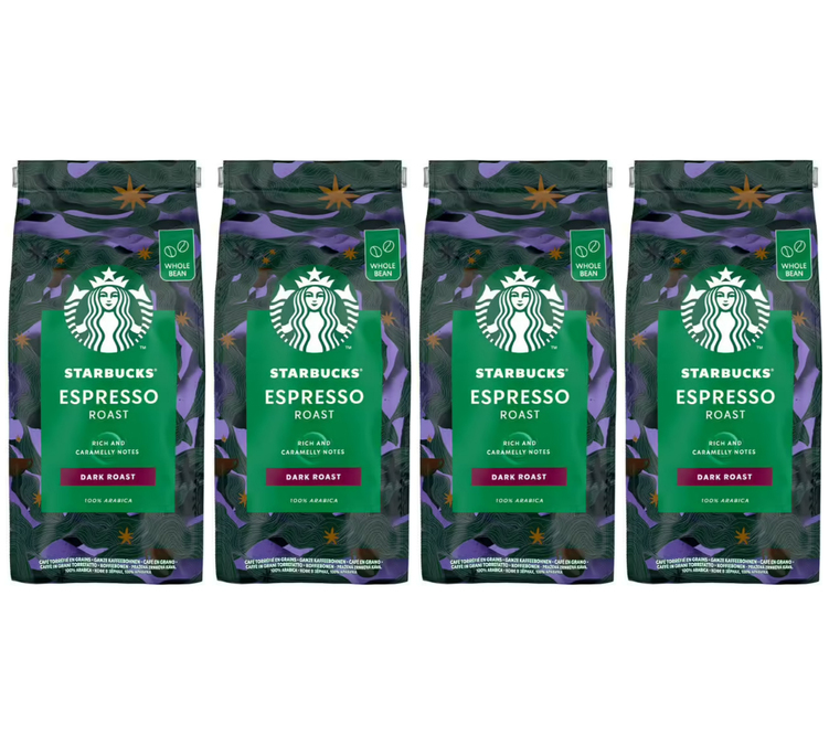 4 x 450 g - Kawa w ziarnach - Palona espresso - STARBUCKS