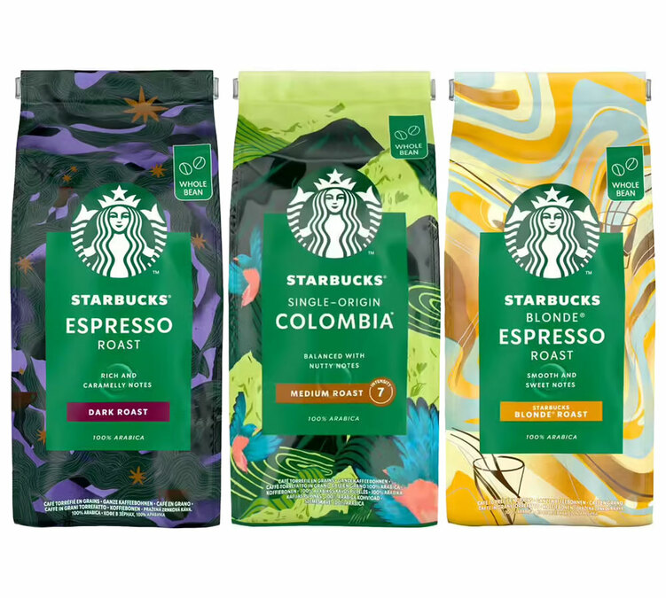3 x 450 g - Whole Bean Coffee - Discovery Pack - STARBUCKS
