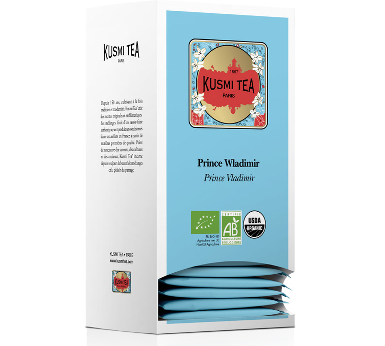 Juoda Arbata Princas Vladimiras Ekologiška - 25 pakeliai - KUSMI TEA