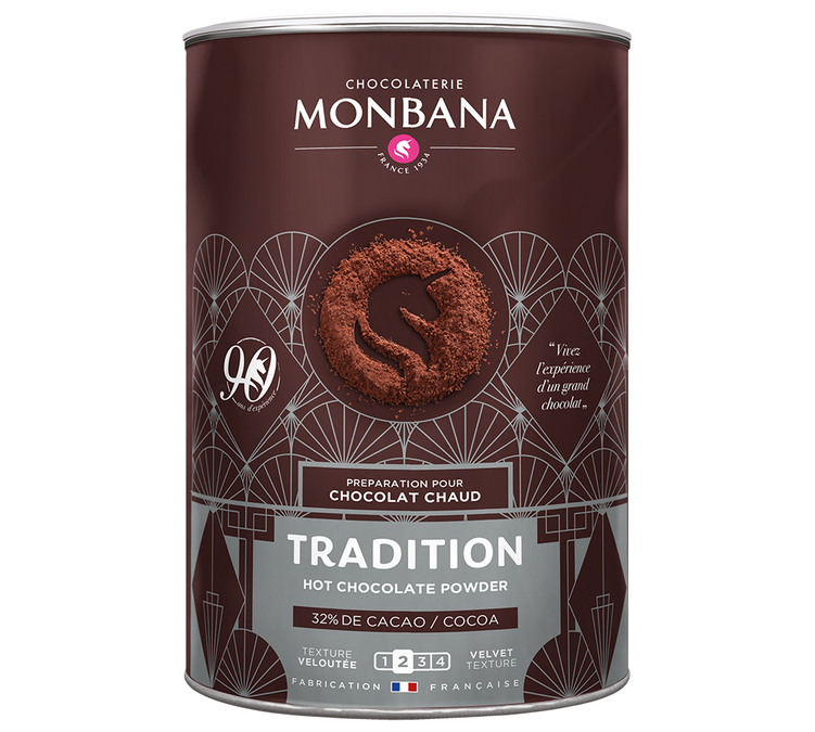 Tradicionalni Prah za Vruću Čokoladu 32% Kakao - U Velikoj Količini 1 kg - MONBANA