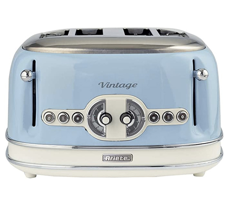 Leivänpaahdin - Vintage 156 4 viipaletta Sininen - 00C015604AR0 - ARIETE