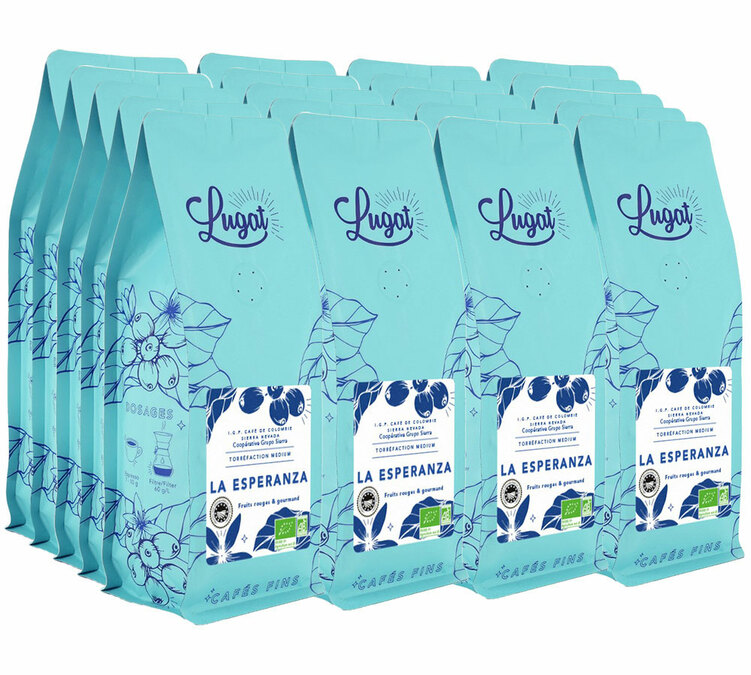 5 Kg Biologische Koffiebonen voor Professionals La Esperanza - Lugat