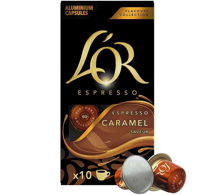 10 κάψουλες συμβατές με Nespresso* Original Καραμέλα - L'OR ESPRESSO