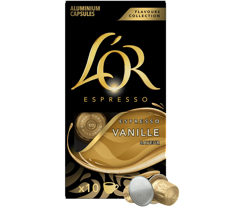 10 capsule compatibili con Nespresso* Originale Vaniglia - L'OR ESPRESSO