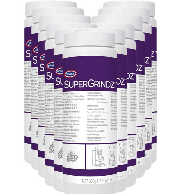 Пакет 12 Почистващи Средства URNEX SuperGrindz за Кафемашина