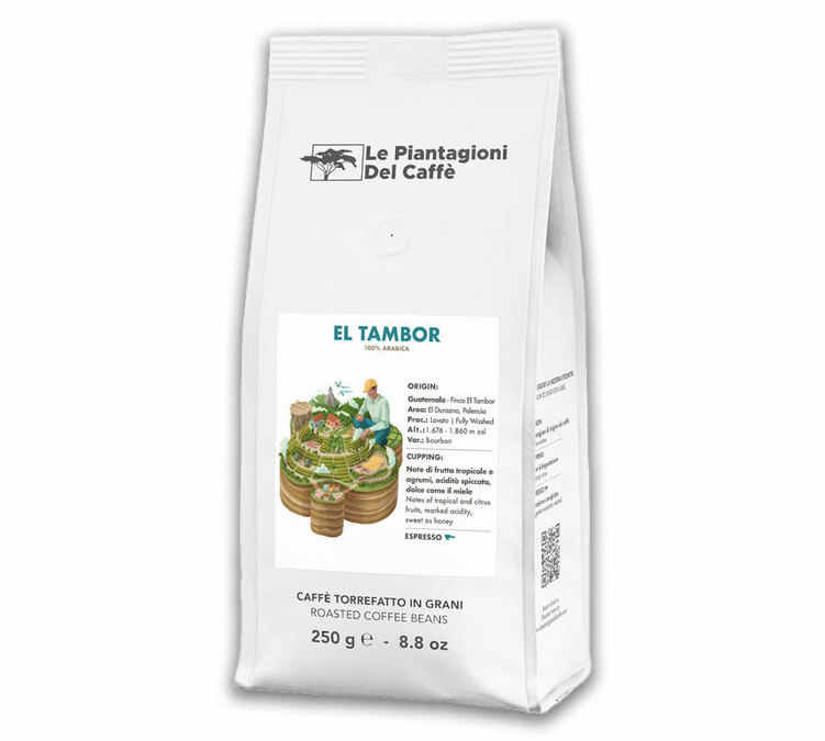 250 g - Kaffee in Bohnen - El Tambor - LE PIANTAGIONI DEL CAFFÈ