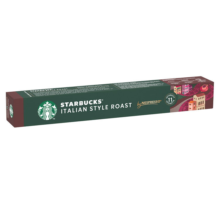 10 cápsulas compatíveis com Nespresso* Original Italian Style Roast - STARBUCKS