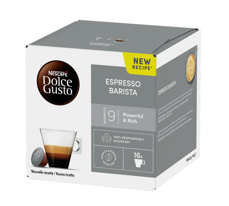 16 cápsulas Barista Extra Crema - Nescafé* DOLCE GUSTO*