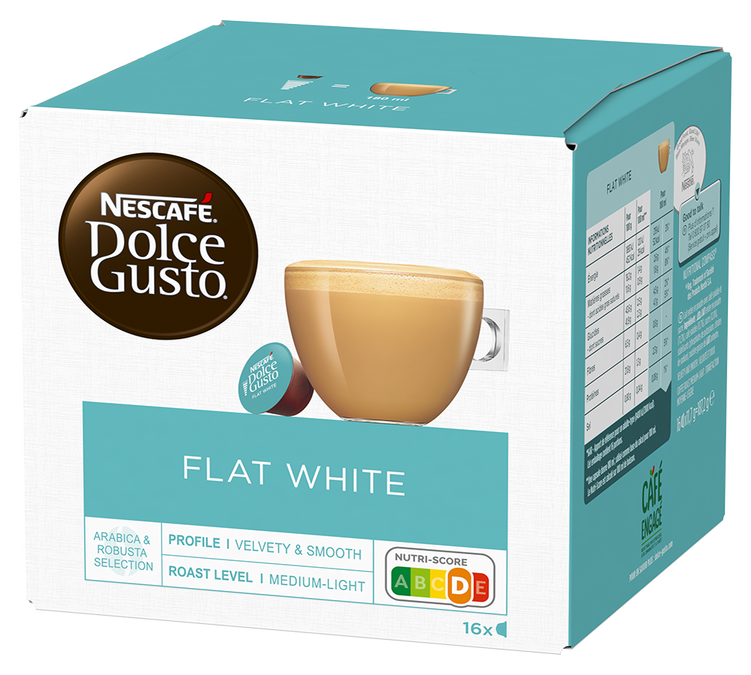 16 cápsulas Dolce Gusto Flat White - Nescafé DOLCE GUSTO
