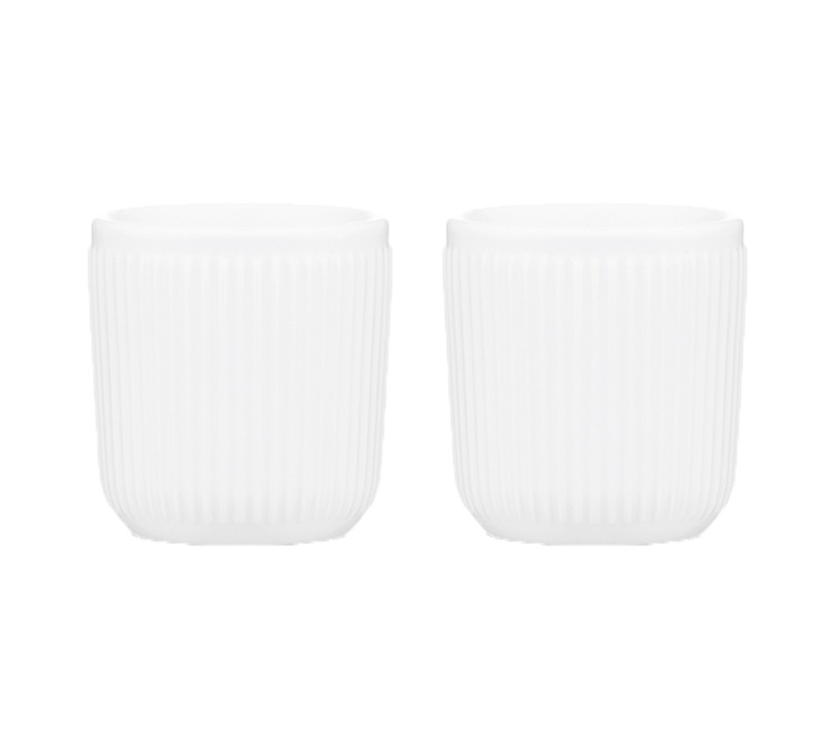 Set di 2 tazze Douro a doppia parete - porcellana bianca - 10cl - BODUM