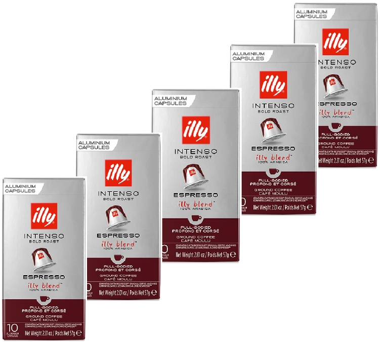 50 capsules compatibles Nespresso* Original Torréfaction Intenso - ILLY