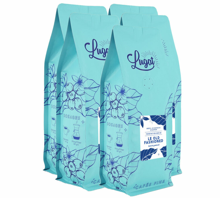 5 Kg Ganze Bohne Kaffee für Profis Le Old Fashioned - Lugat